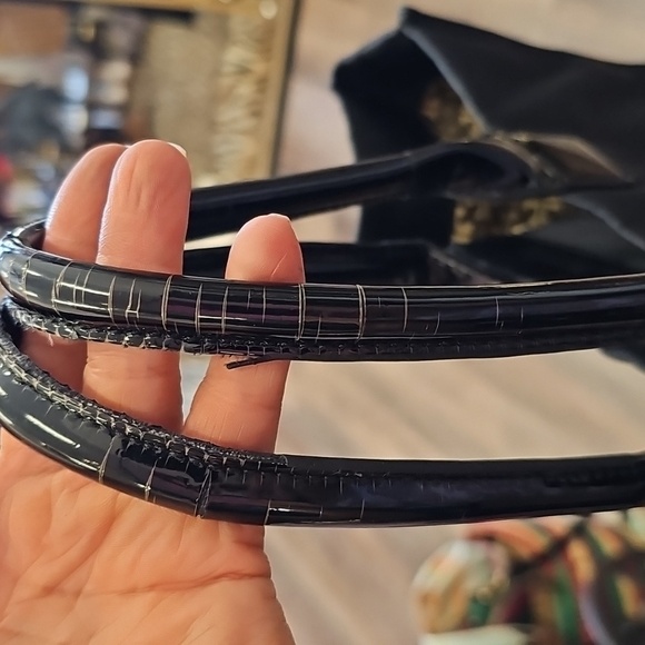 Black, Tote, Bag, Purse, Tory, Beach, Travel, Unisex, Office, Vacation, Wedding - Picture 7 of 13